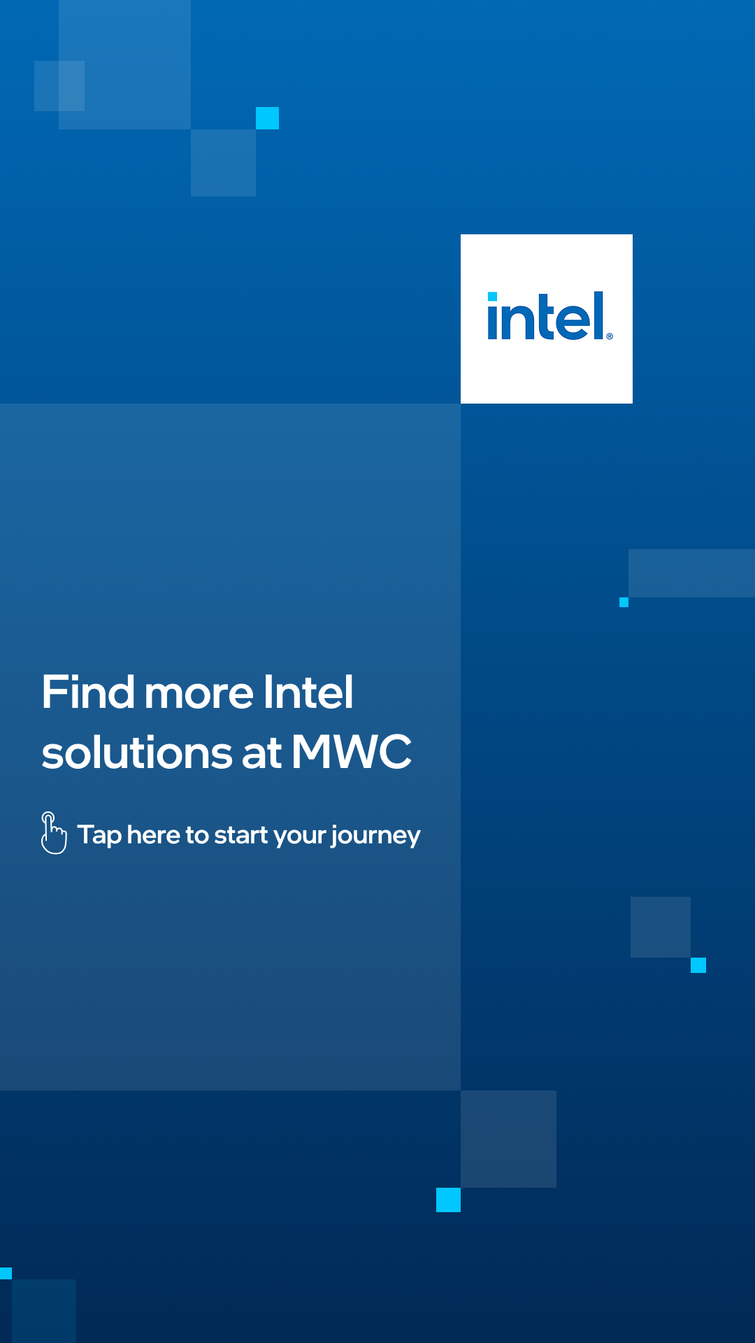 Intel Kiosk — Splash Screen